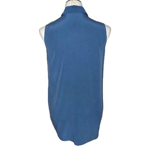 Equipment Femme Sleeveless Slim Signature Silk Top - Picture 3 of 9